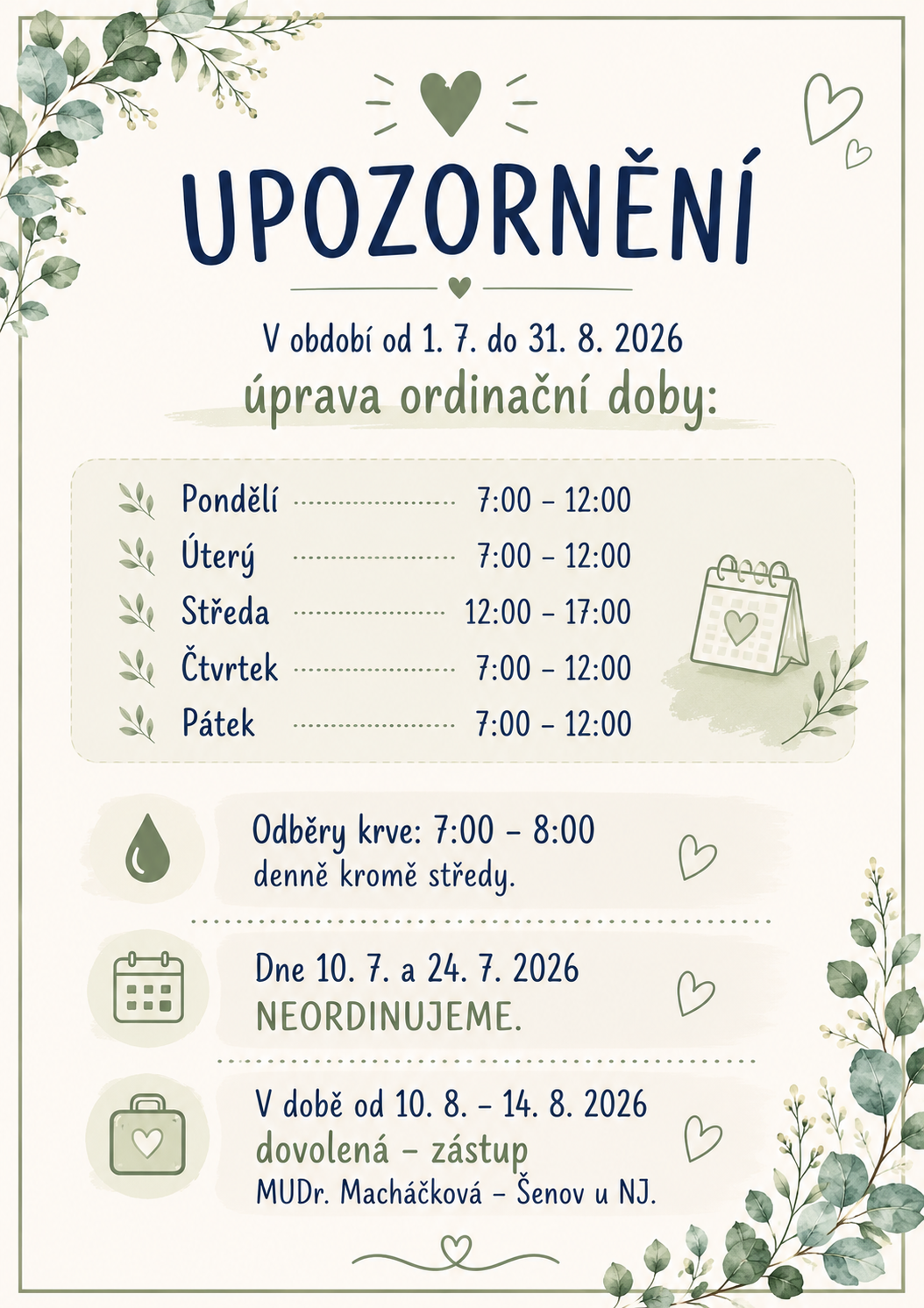 Upozornění